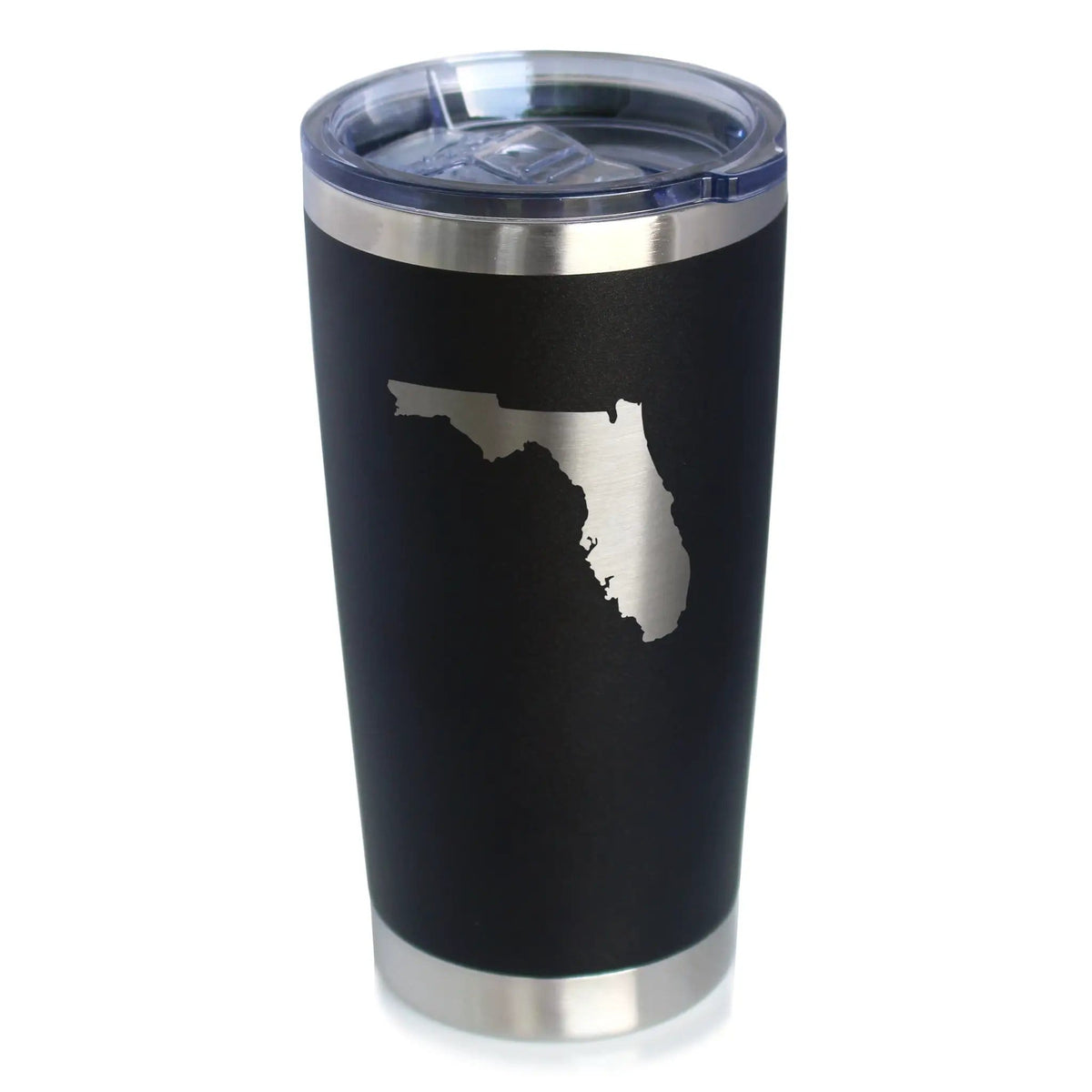 Insulated Coffee Tumbler | 20 oz Stainless Steel | Sliding Lid | Florida State Outline