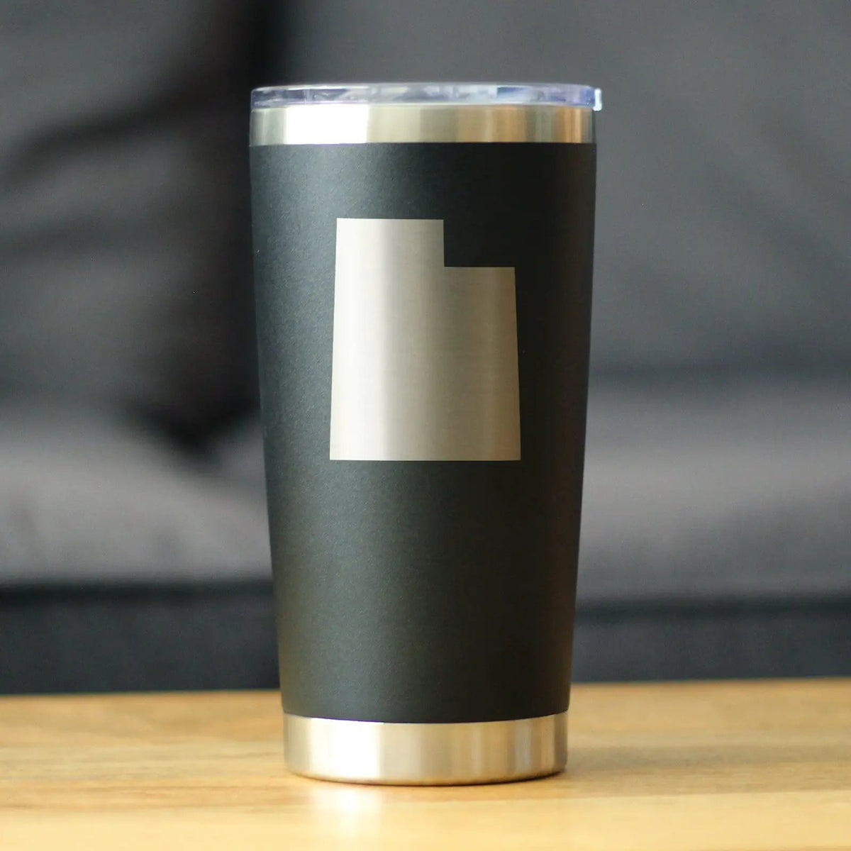 Utah State Outline Coffee Tumbler | 20 Oz | Double Wall Stainless Steel | Sliding Lid