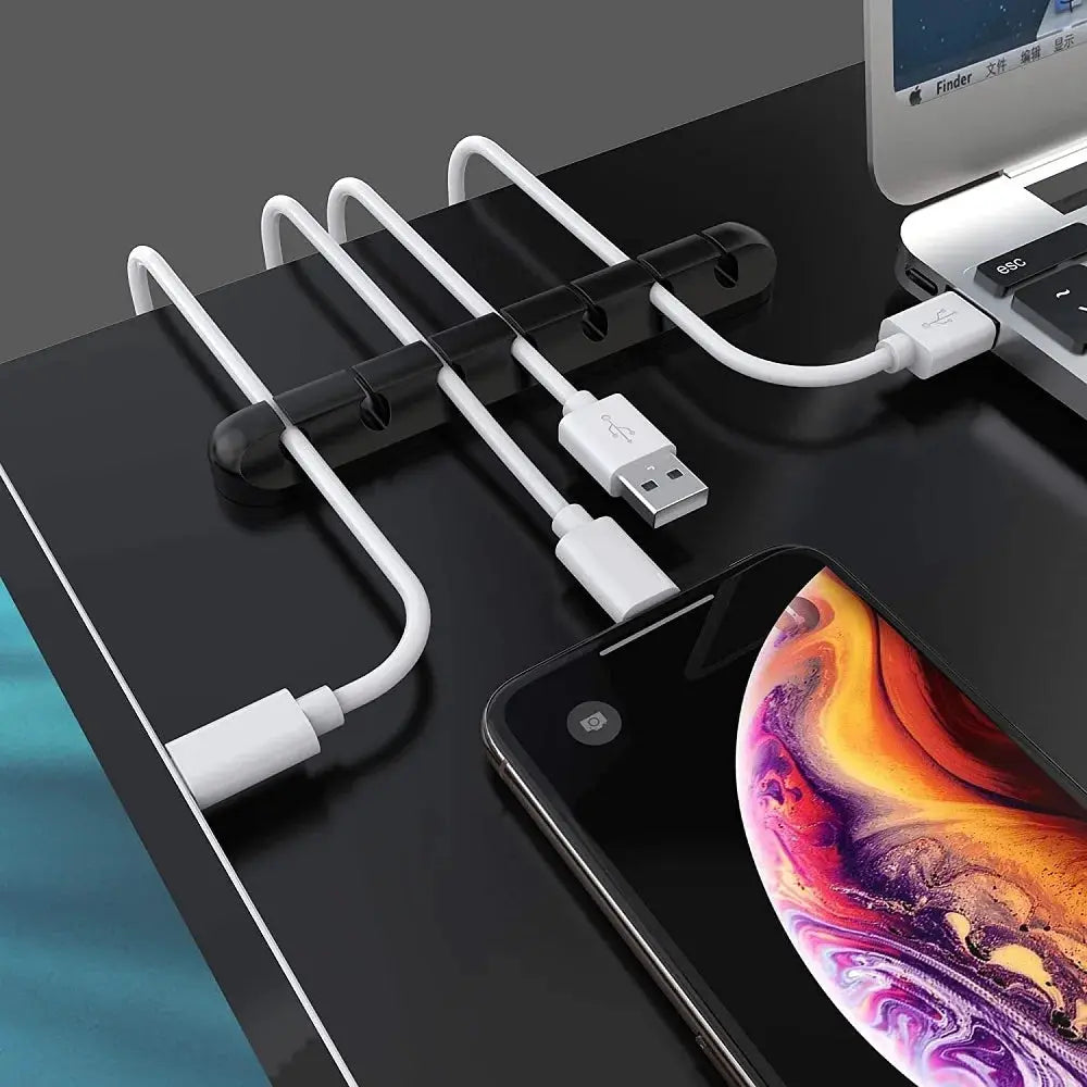 Cable Management Clips | Self Adhesive Silicone | PriceLows™
