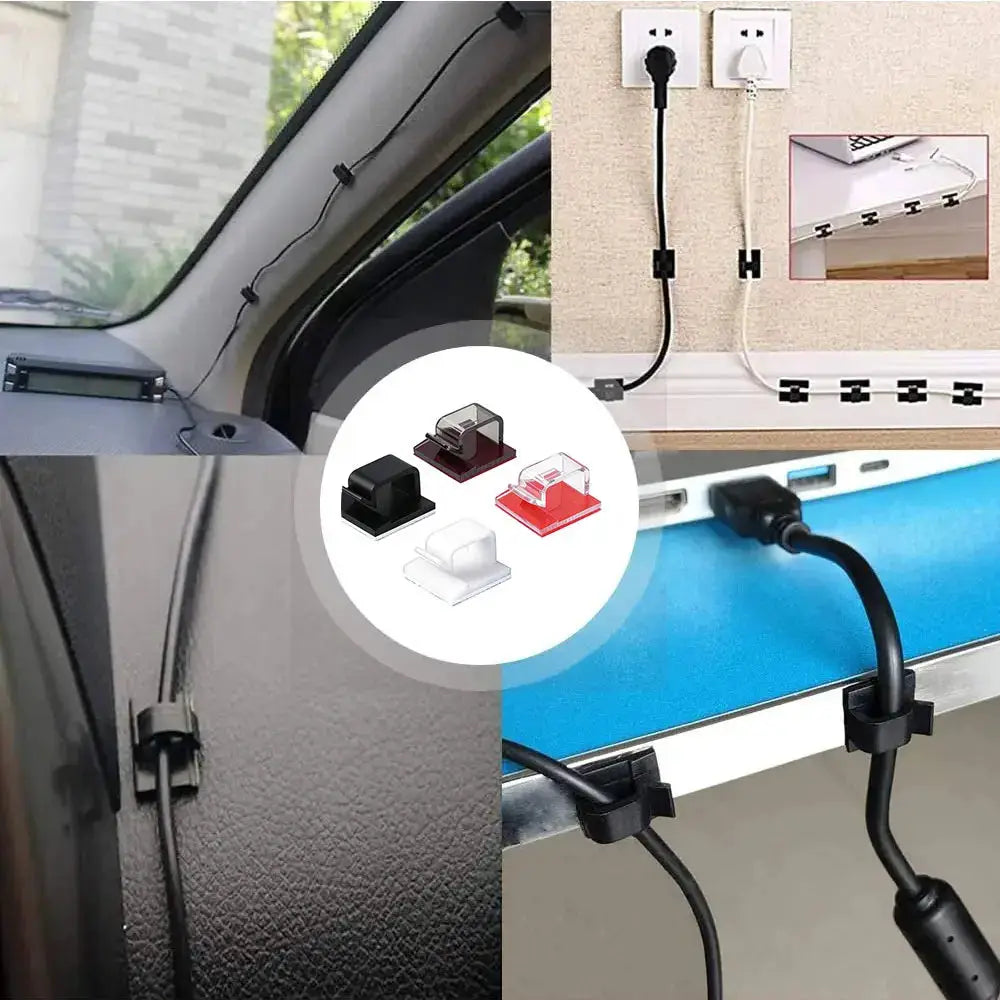 Cable Organizer Clips | Heavy Duty Nylon | PriceLows™