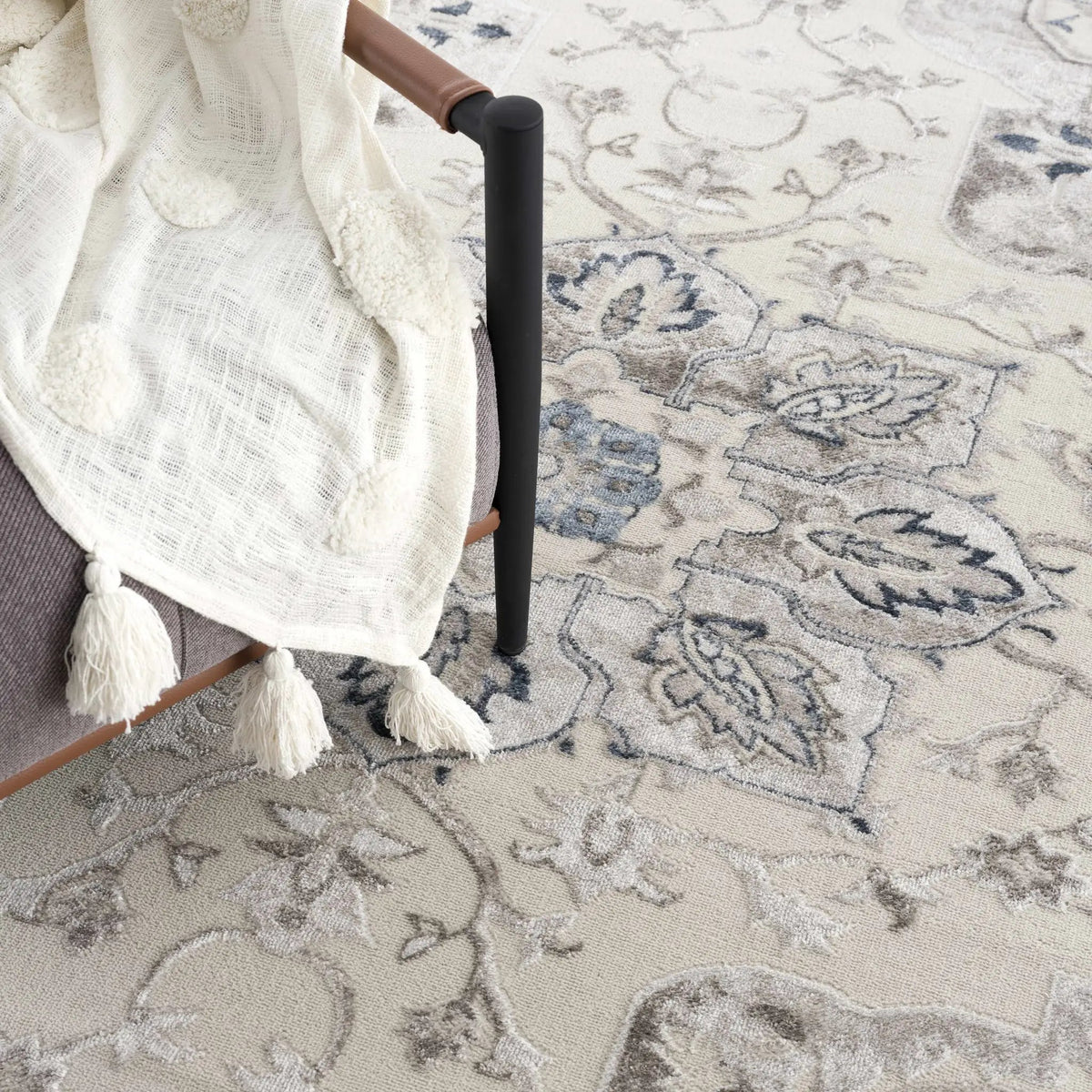 Calum Blue & Gray Area Rug from PriceLows™