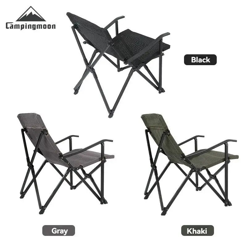 Camping Chair | Aluminum Mesh Seat | Foldable Outdoor | One Size from PriceLows™