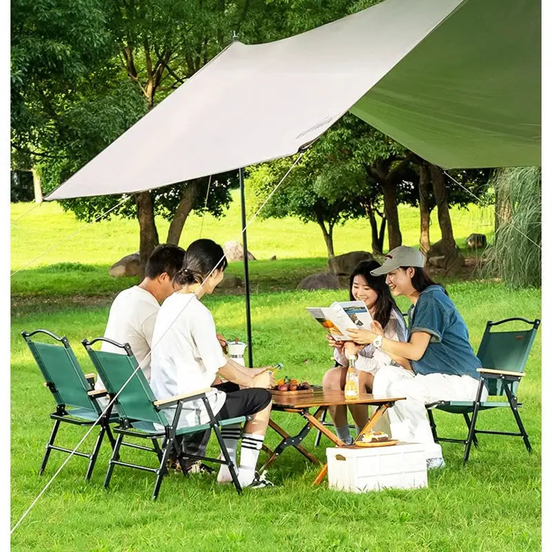 Camping Chair | Aluminum Frame | Ultra-Light Portable | Green from PriceLows™