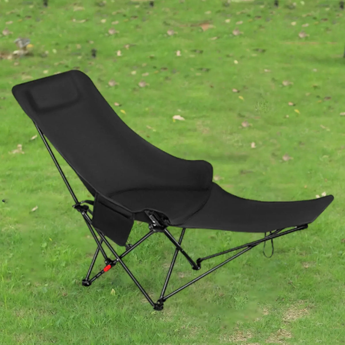 Outdoor Camping Folding Chair 4 Gear Adjustable Chair with Foot Support for Camping Fishing Travel Beach Outdoor Traveling Relax from PriceLows™