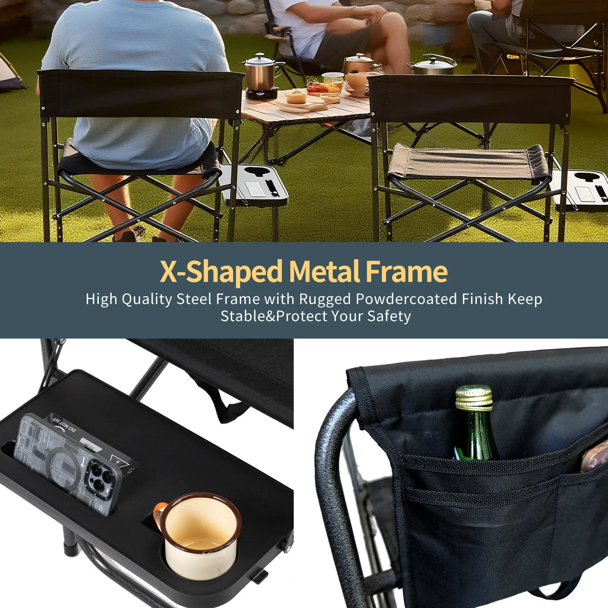 Outdoor Camping Lightweight Comfortable Folding Chair Park Leisure Beach Chair Portable Single Lazy Chair Back Chair from PriceLows™
