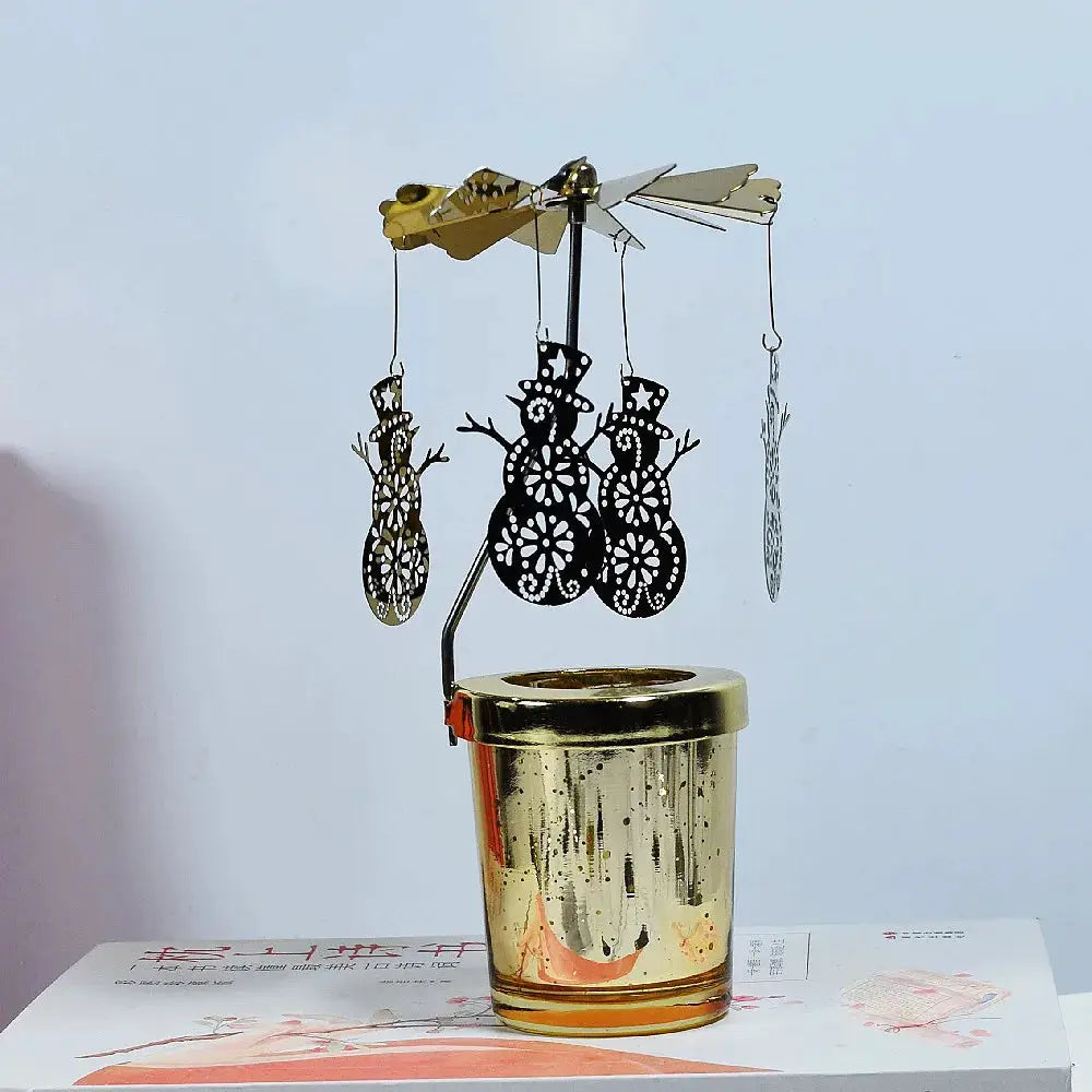 Candleholders | Rotating Snowflake Deer | PriceLows™