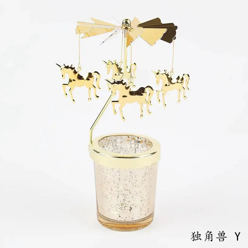 Candleholders | Rotating Snowflake Deer | PriceLows™