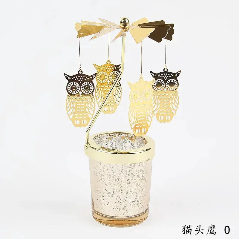 Candleholders | Rotating Snowflake Deer | PriceLows™
