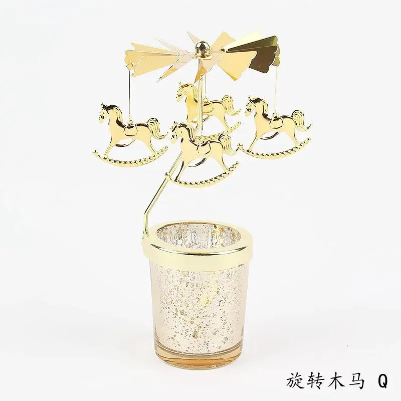 Candleholders | Rotating Snowflake Deer | PriceLows™