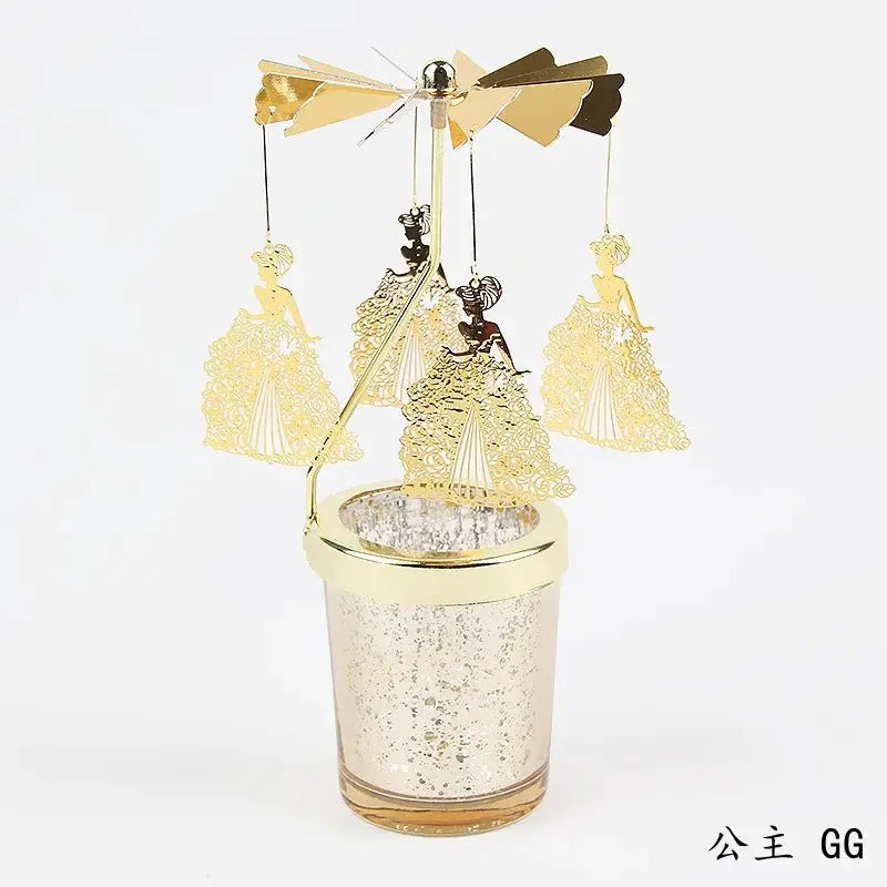 Candleholders | Rotating Snowflake Deer | PriceLows™