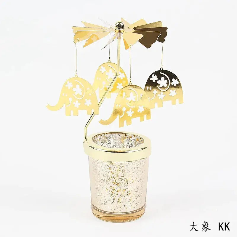 Candleholders | Rotating Snowflake Deer | PriceLows™