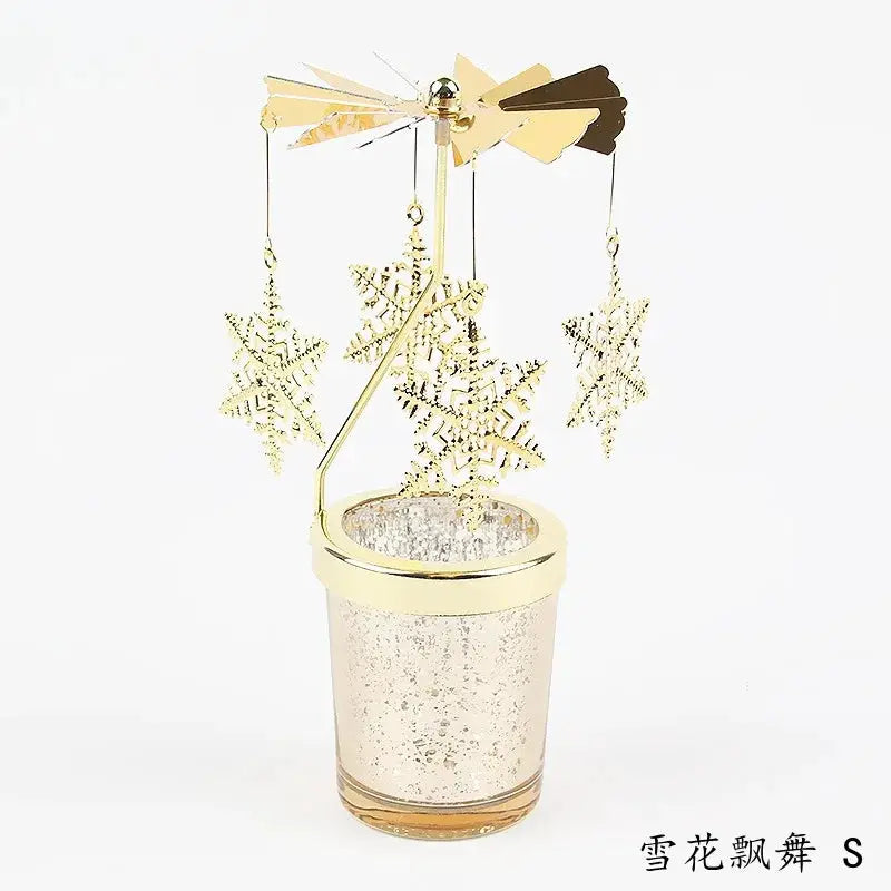 Candleholders | Rotating Snowflake Deer | PriceLows™
