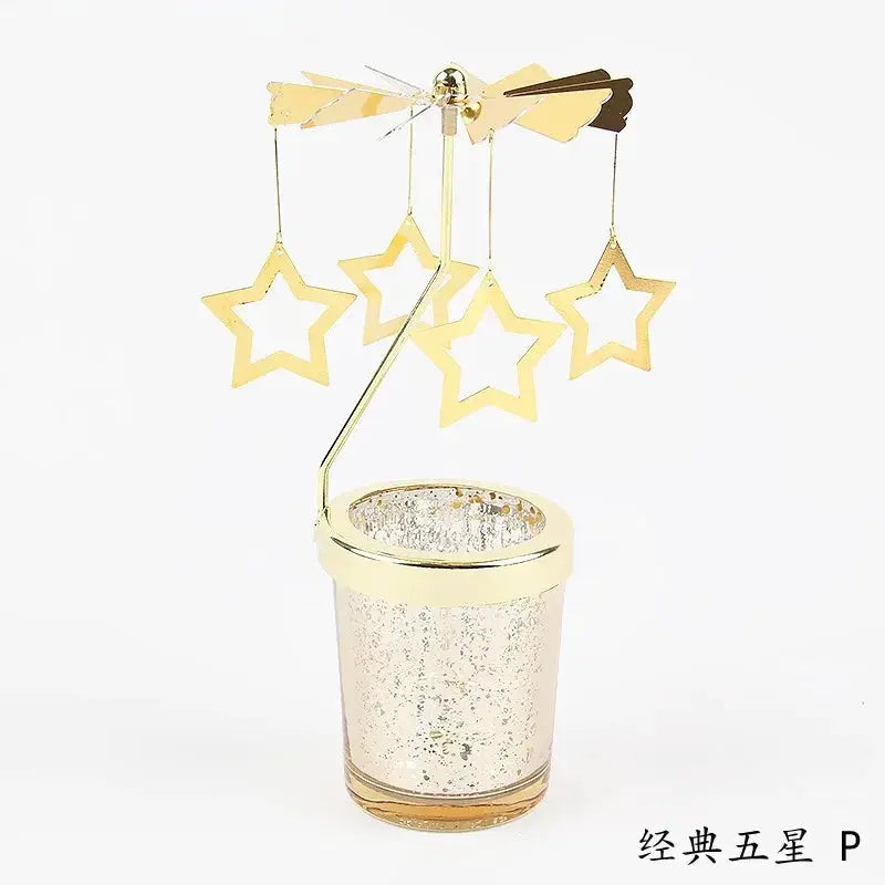 Candleholders | Rotating Snowflake Deer | PriceLows™