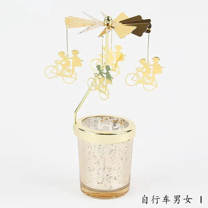 Candleholders | Rotating Snowflake Deer | PriceLows™