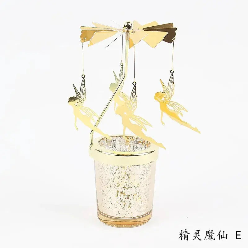 Candleholders | Rotating Snowflake Deer | PriceLows™