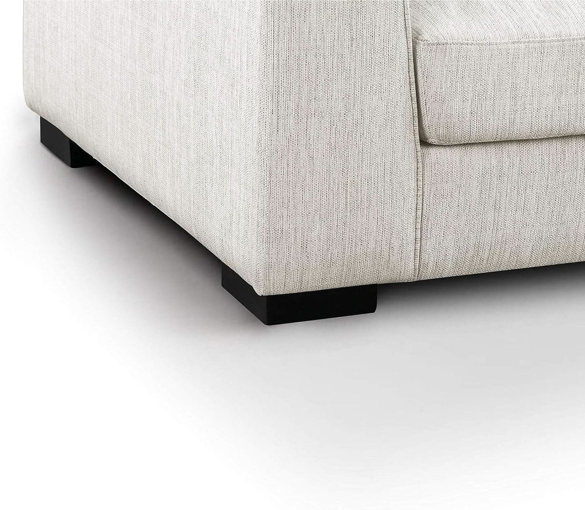 Capri Fabric Sofa Bright Ash Down Pillows Modern Living from PriceLows™