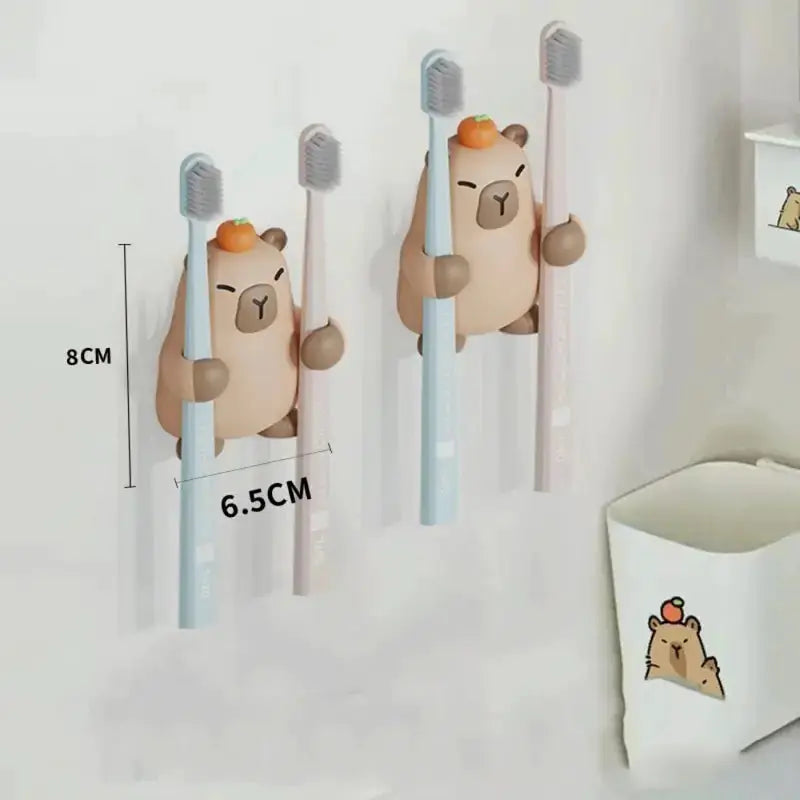 Capybara Toothbrush Holder | Hanging & Stand | PriceLows™