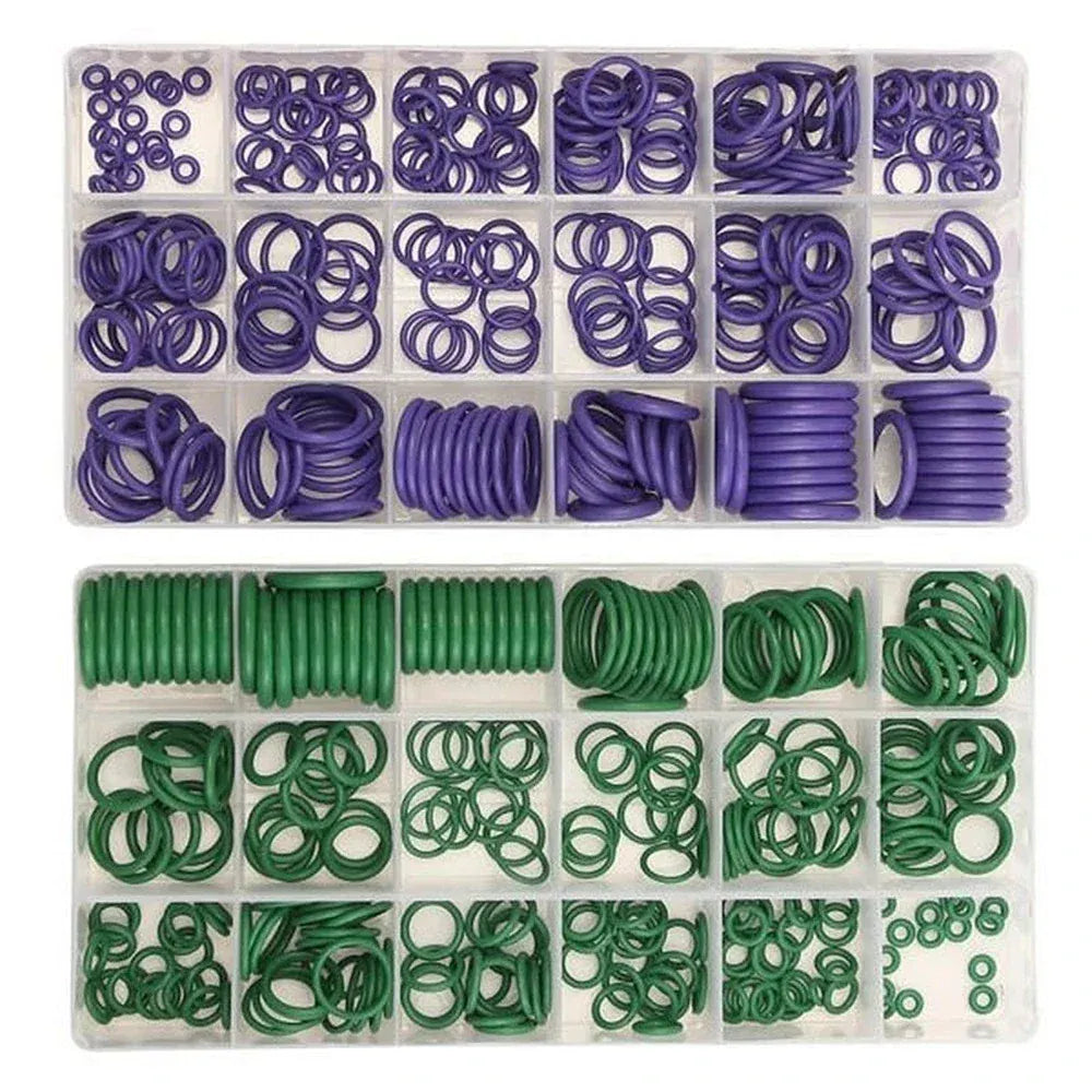 270Pcs 18 Sizes Universal Car Air Conditioning HNBR O Rings Car Auto Repair Tools Rubber Air Conditioning Refrigerant Ring Set from PriceLows™