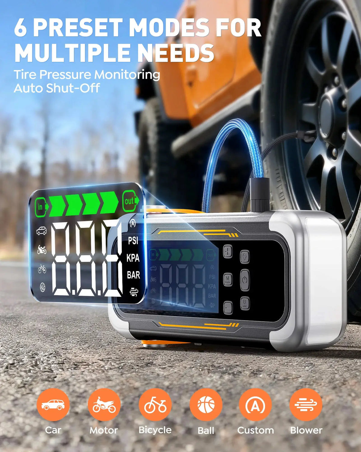 Car Jump Starter | 150PSI Air Pump | PriceLows™