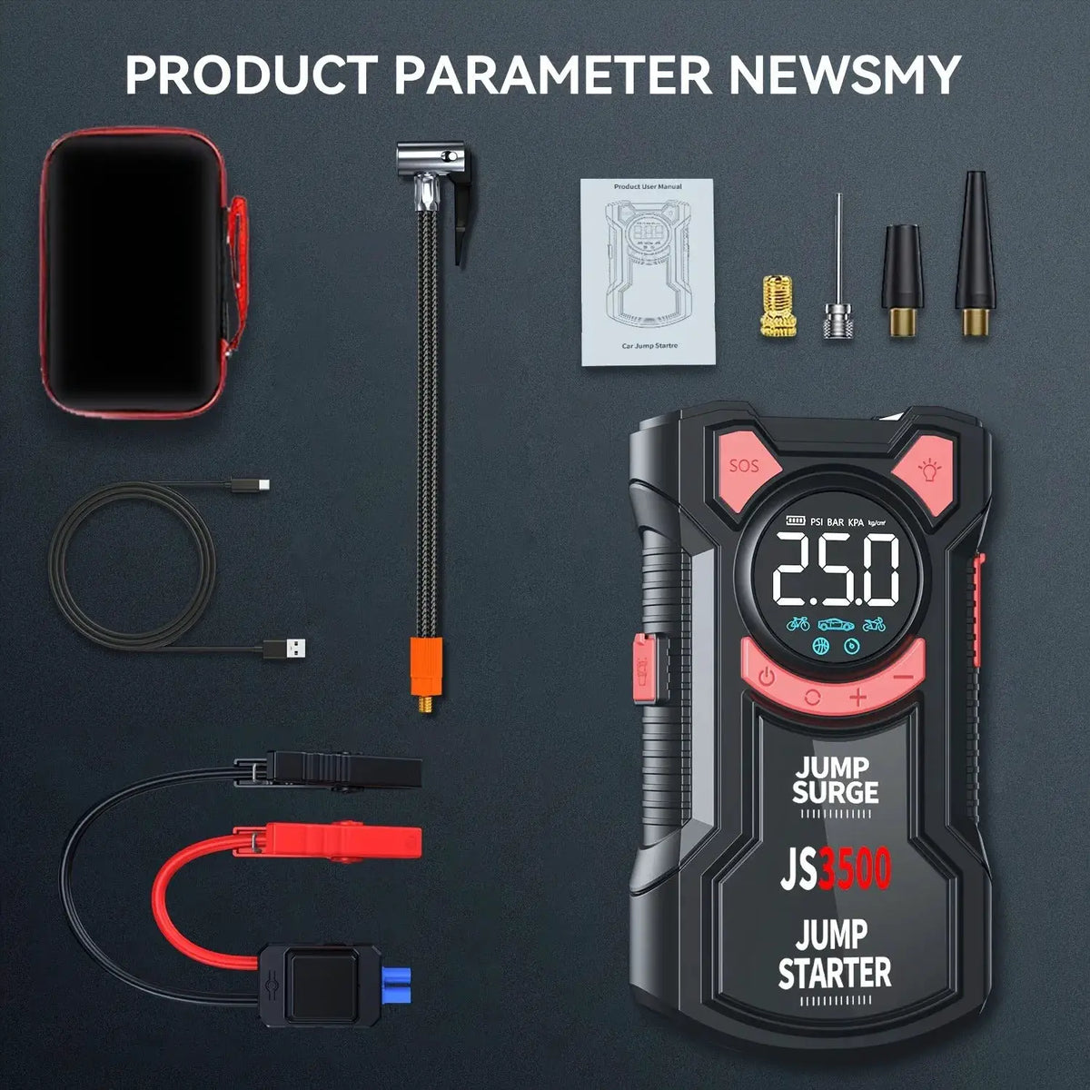 Car Jump Starter | 3000A Peak Current | PriceLows™