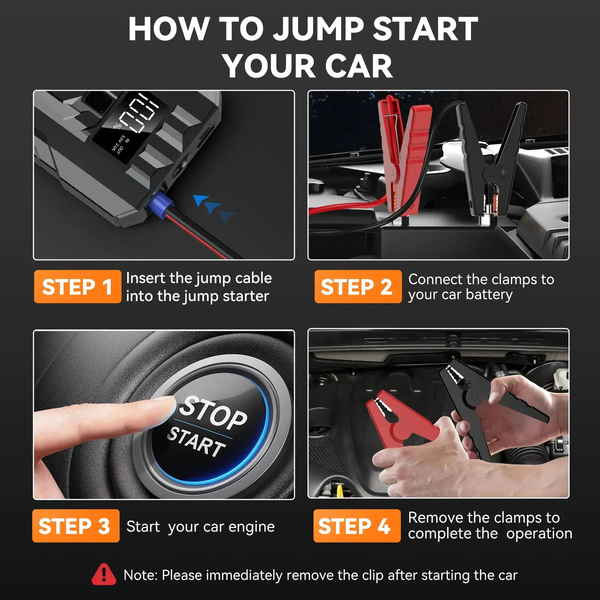 Car Jump Starter | 3000A Peak Output | PriceLows™