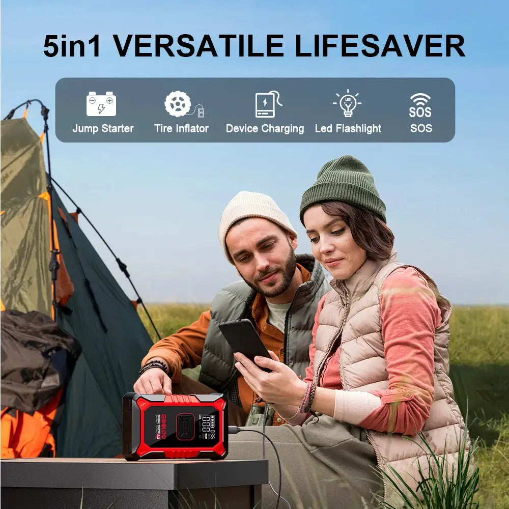 Car Jump Starter | 3000A Peak | PriceLows™