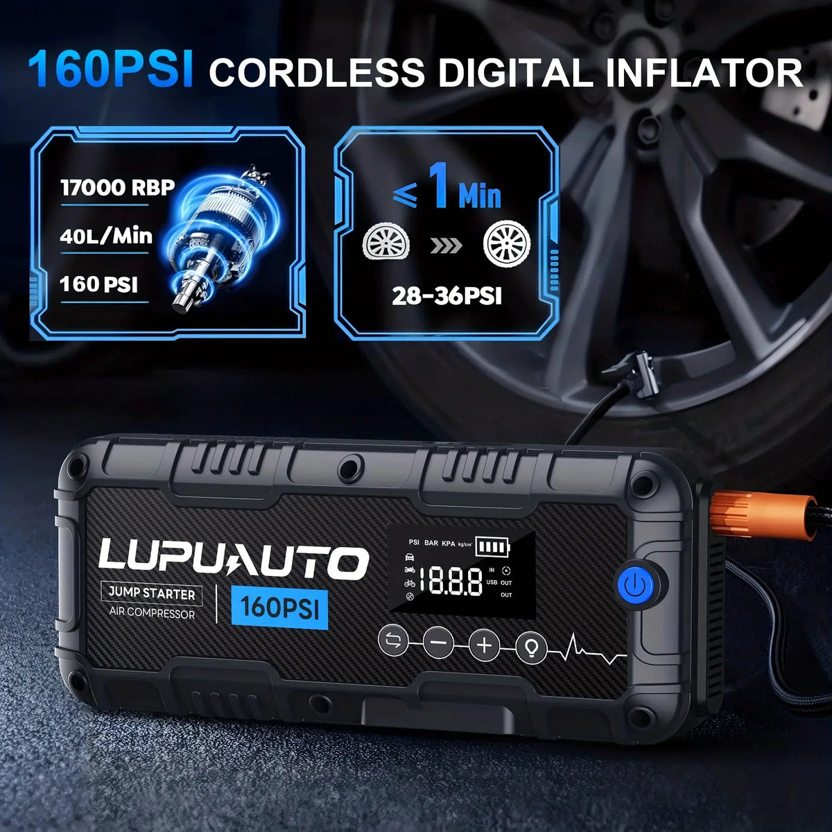 Car Jump Starter | 4000A Peak Current | PriceLows™