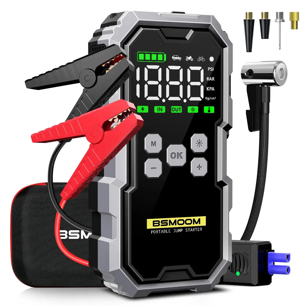 Car Jump Starter | 7000A Peak & Air Compressor | PriceLows™