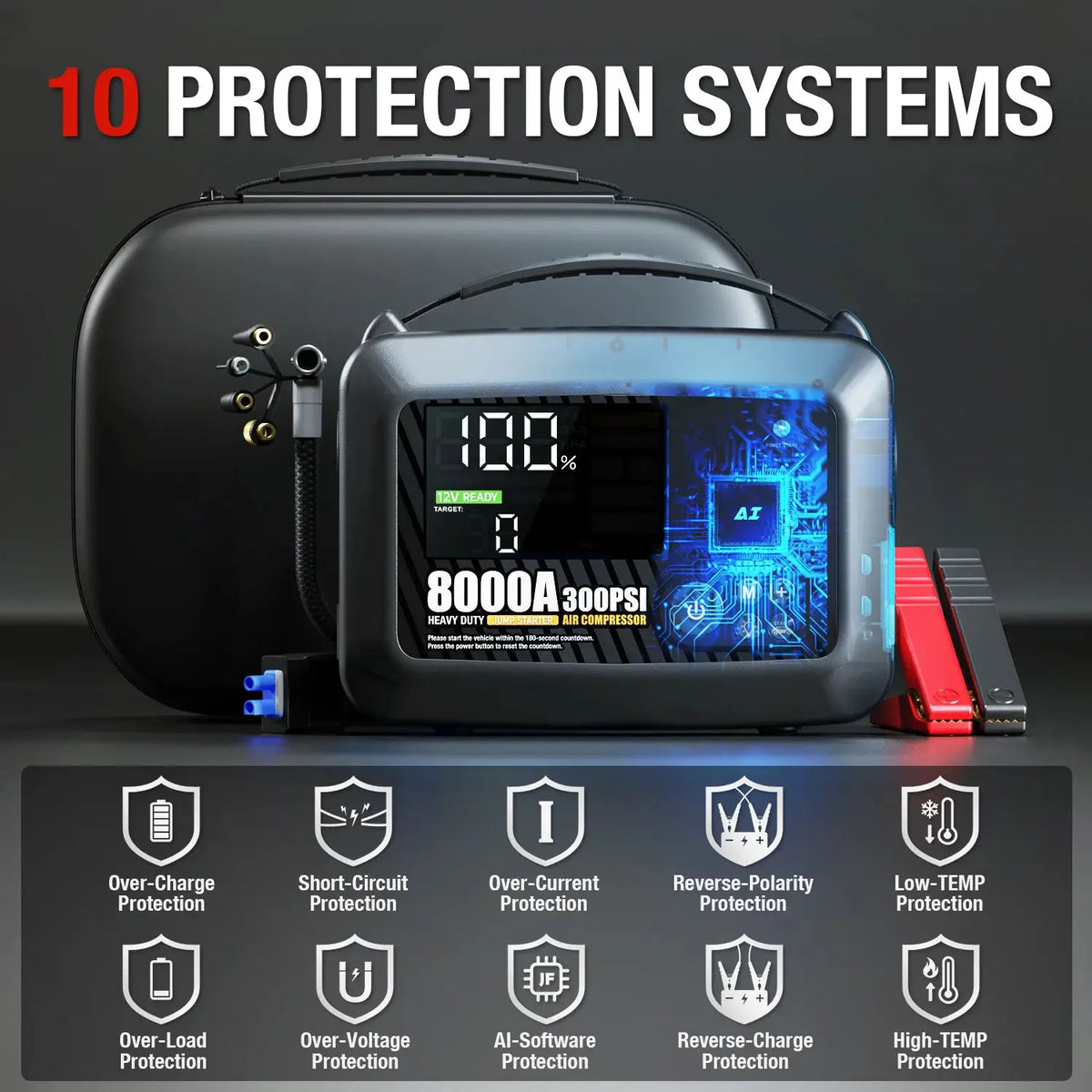 Car Jump Starter | 8000A Peak Current | PriceLows™