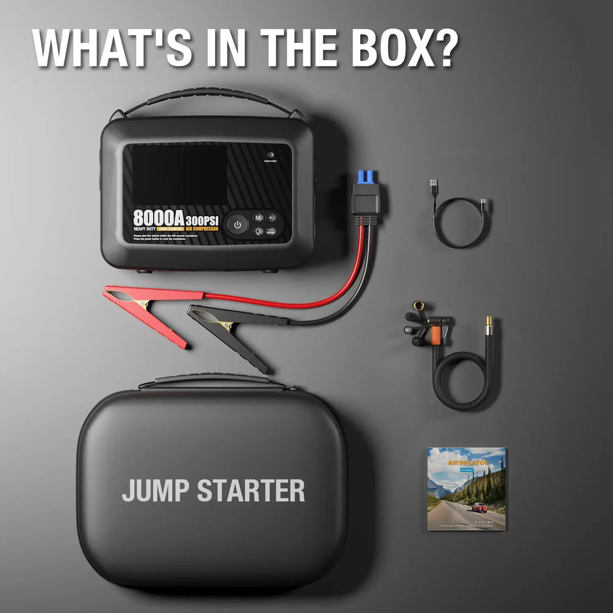 Car Jump Starter | 8000A Peak Current | PriceLows™