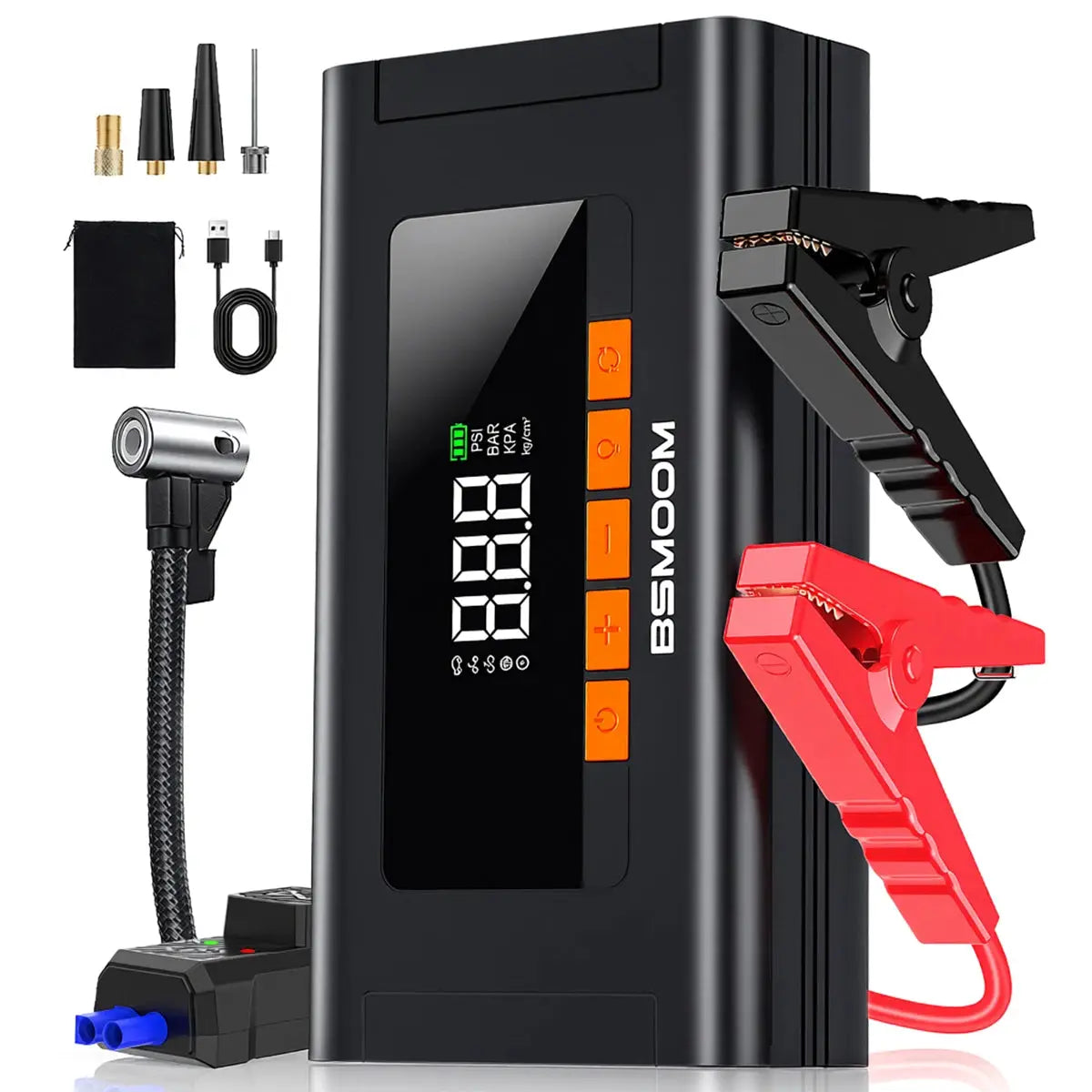 Car Jump Starter | Built In Air Compressor | PriceLows™