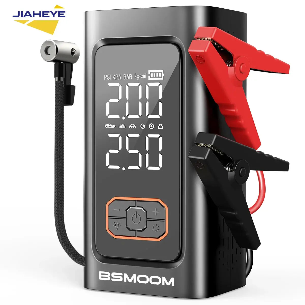Car Jump Starter | Built In Air Compressor | PriceLows™