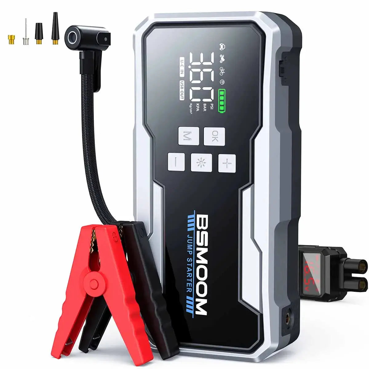 Car Jump Starter | Built In Air Compressor | PriceLows™