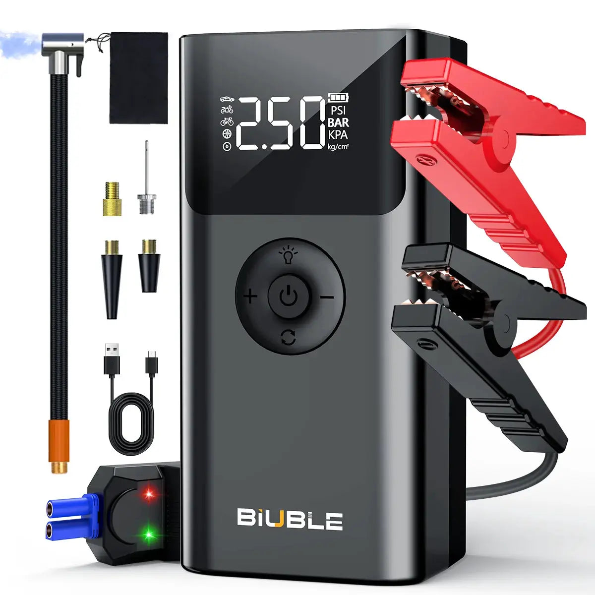 Car Jump Starter | Built In Air Compressor | PriceLows™