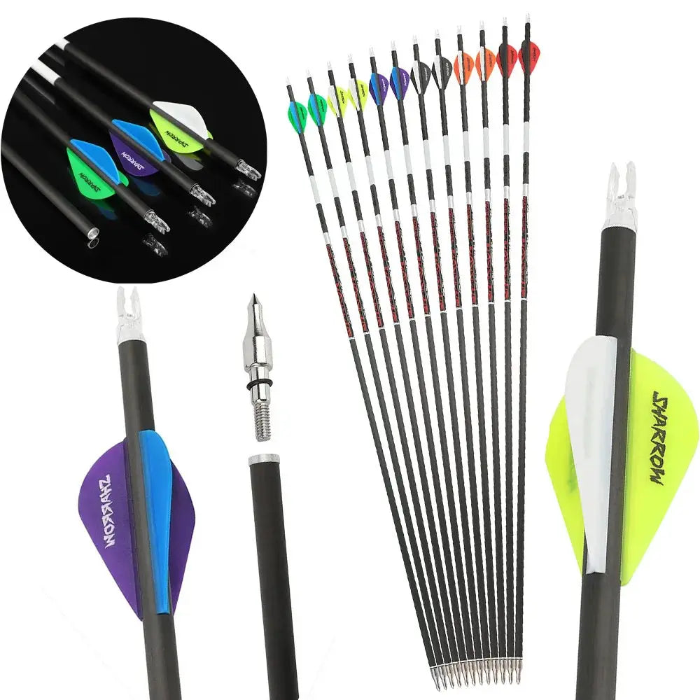 Carbon Archery Arrows | 6.2mm | PriceLows™
