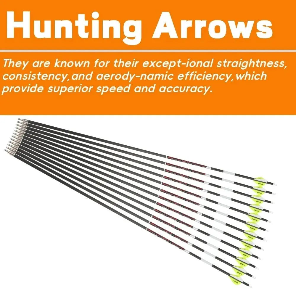 Carbon Archery Arrows | 6.2mm | PriceLows™