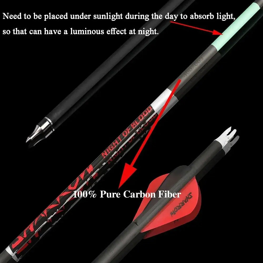 Carbon Archery Arrows | 6.2mm | PriceLows™
