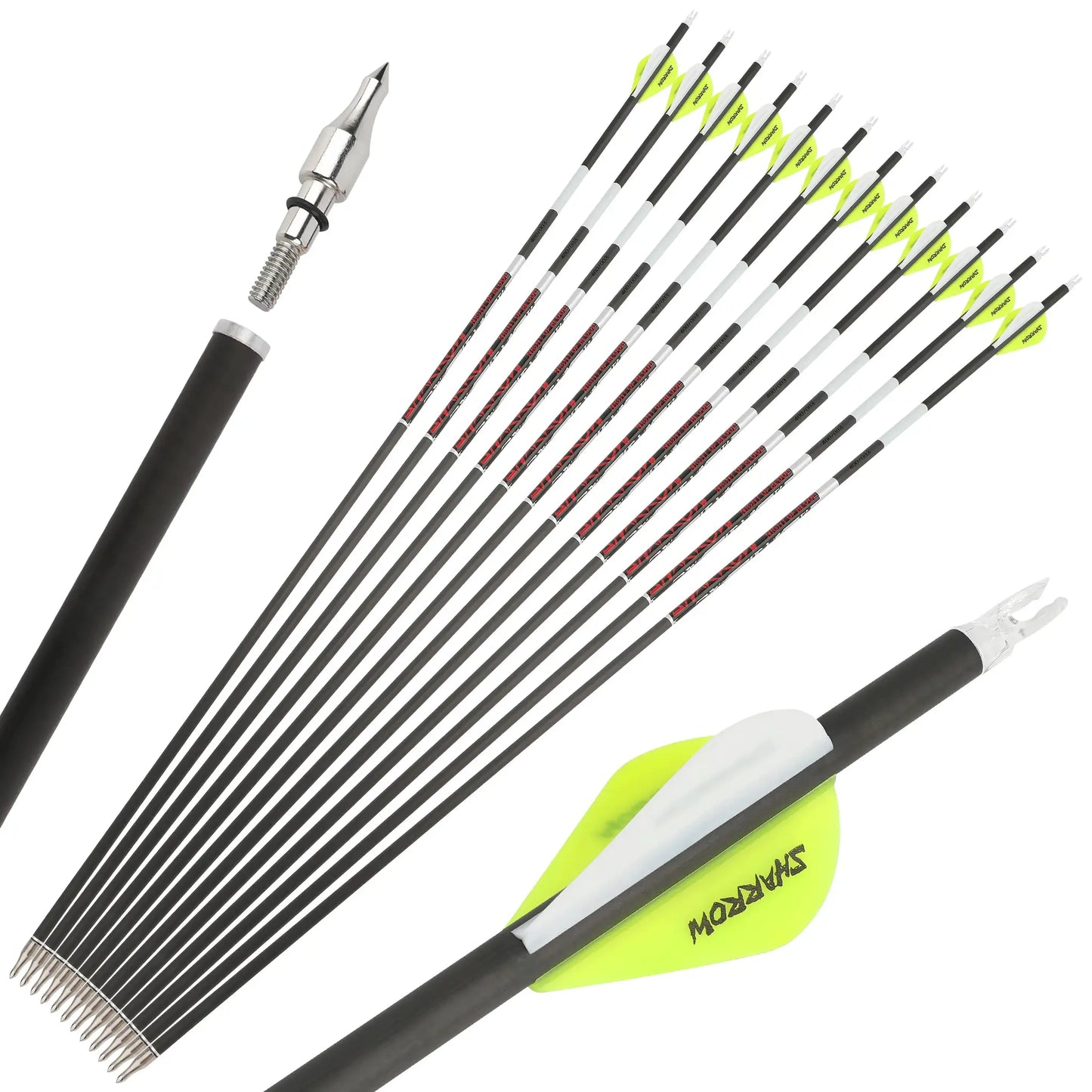 Carbon Archery Arrows | 6.2mm | PriceLows™