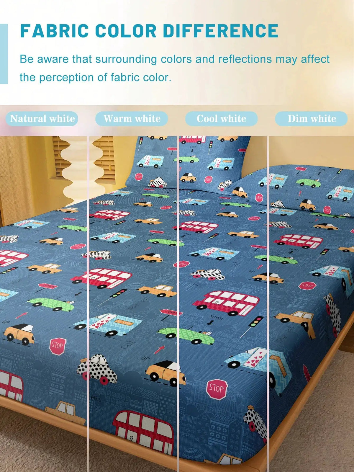 1 cartoon fun printed matte Fitted Sheet, bedroom printed bed cover, bedding (excluding pillowcases) from PriceLows™