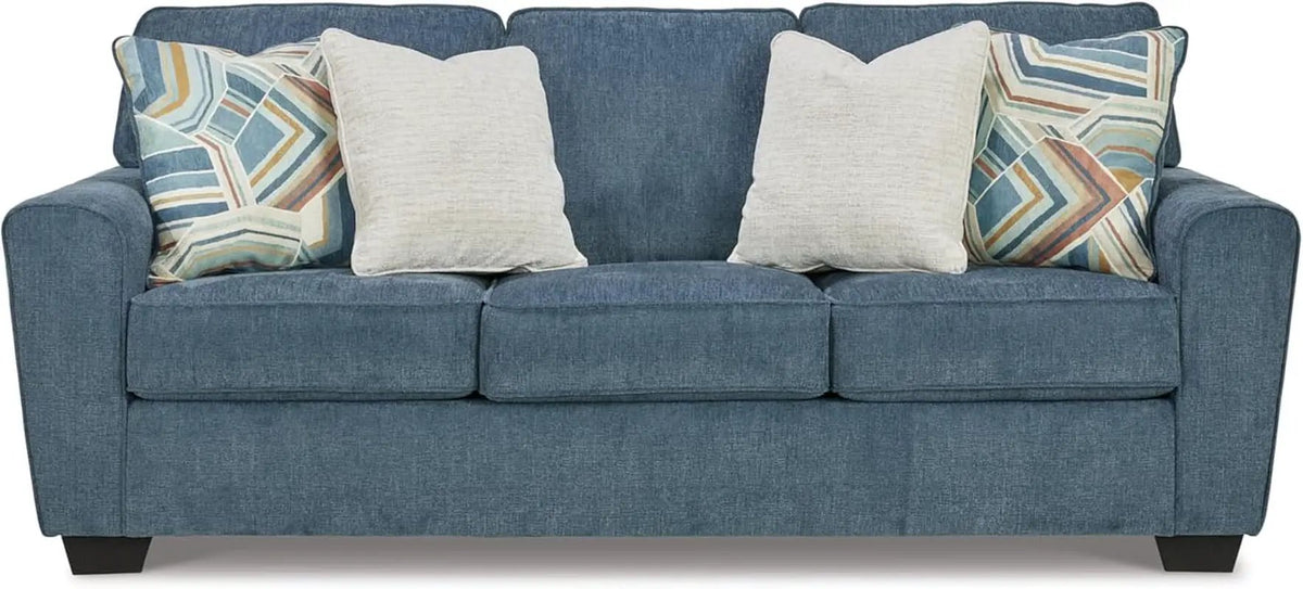 Cashton Casual Sofa Blue for Modern Living Room Furniture from PriceLows™
