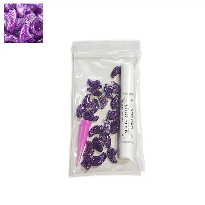 Cat Nail Caps | Soft Plastic With Glue | PriceLows™