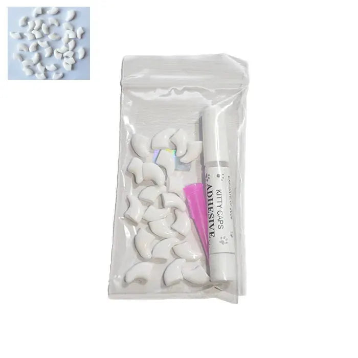 Cat Nail Caps | Soft Plastic With Glue | PriceLows™