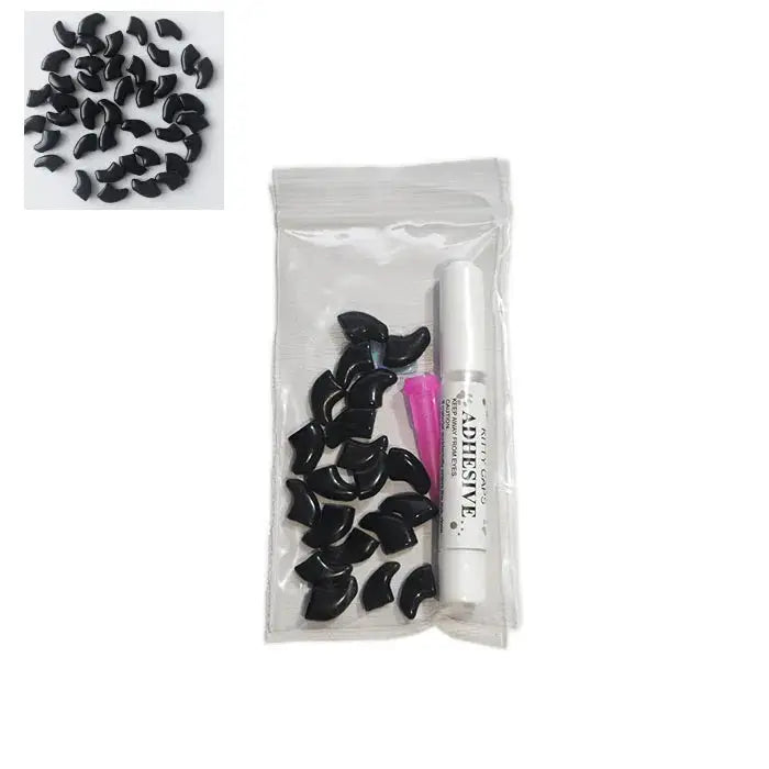 Cat Nail Caps | Soft Plastic With Glue | PriceLows™