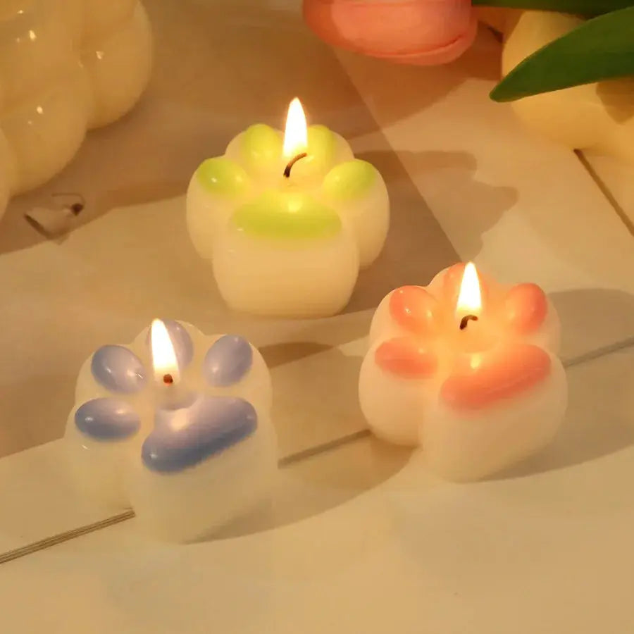 Cat Paw Scented Candle | Soy Wax Aromatherapy | PriceLows™