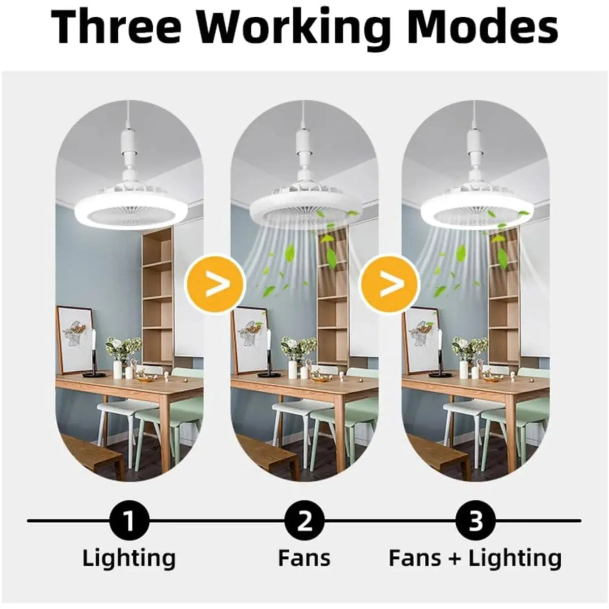 Ceiling Fan Light | Remote Control | PriceLows™