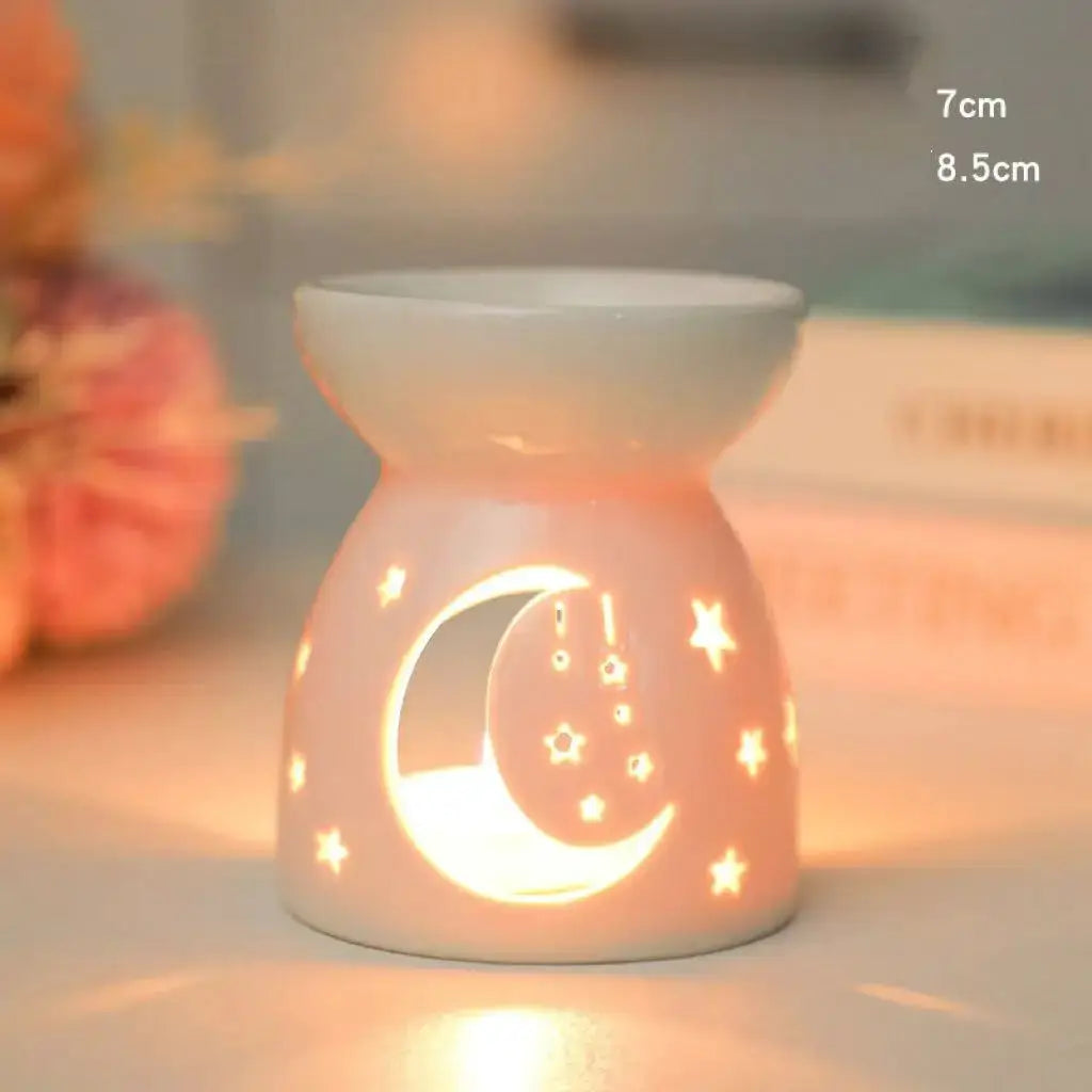 Ceramic Tealight Burner | Hollow Out Shape | PriceLows™