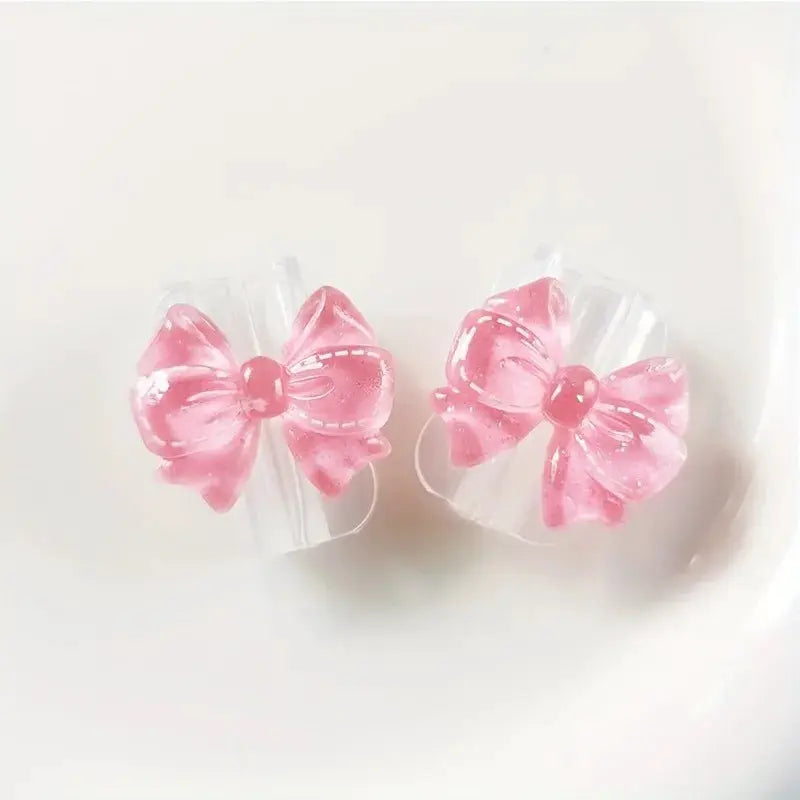 Charger Cable Protector | Pink Bow 2pc | PriceLows™