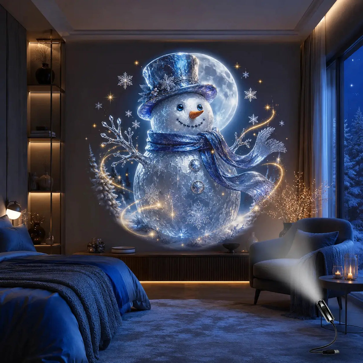 Christmas Projection Lamp | USB Powered | PriceLows™