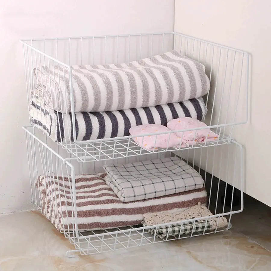 Closet Organizer Bins | Stackable Plastic | PriceLows™