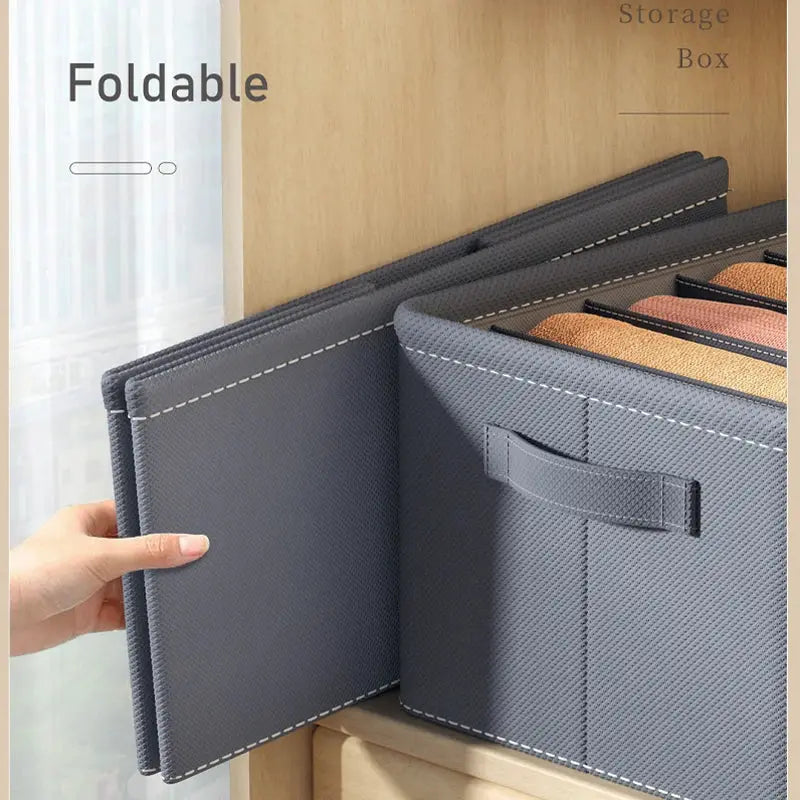Cloth Pants Storage Box | Foldable Dividers | PriceLows™